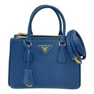Prada Galleria Bag Blue Saffiano Leather